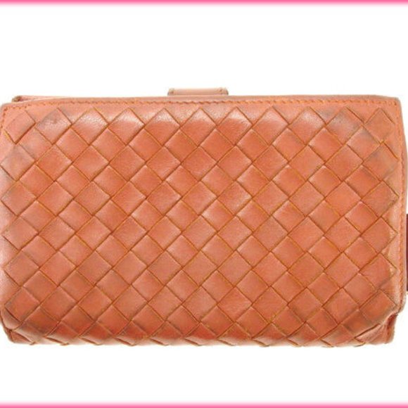 Bottega Veneta Wallet Purse Intrecciato Brown Woman Authentic Used Y2231 - Picture 2 of 5